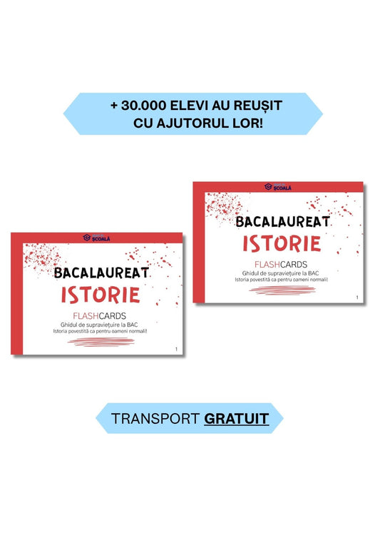 BAC UMAN Pachet - Istorie + Istorie