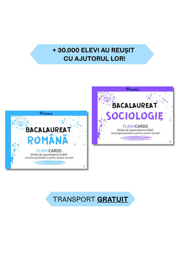 BAC UMAN Pachet - Română + Sociologie