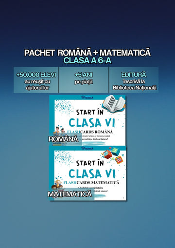 Clasa VI Pachet Complet - Română + Matematică