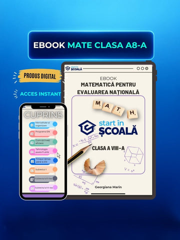 Ebook Mate Evaluarea Națională Clasa a VIII-a